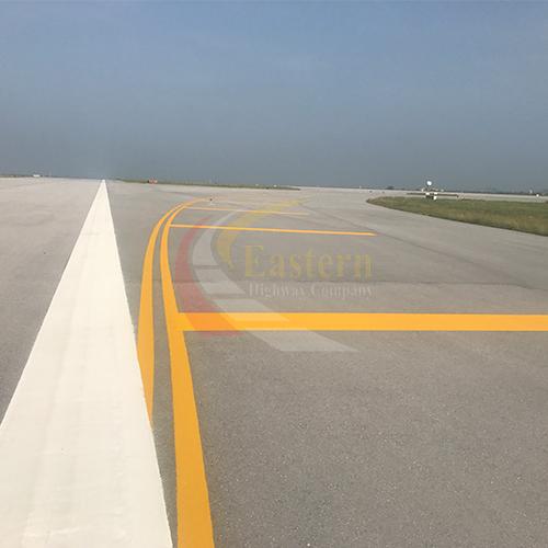 Runway Marking with Water Based Paint