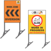 Work Zone Sign Boards