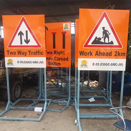 Work Zone Sign Boards
