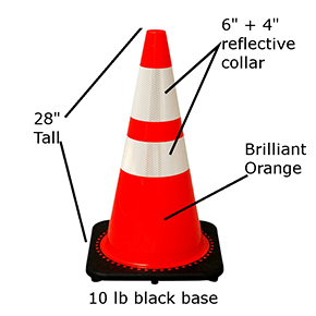 traffic safety product: Cones