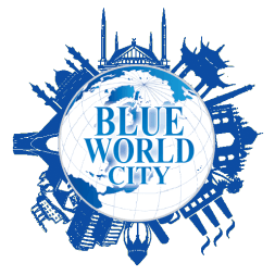 BLUE WORLD logo