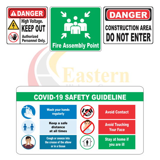 custom outdoor safety signs