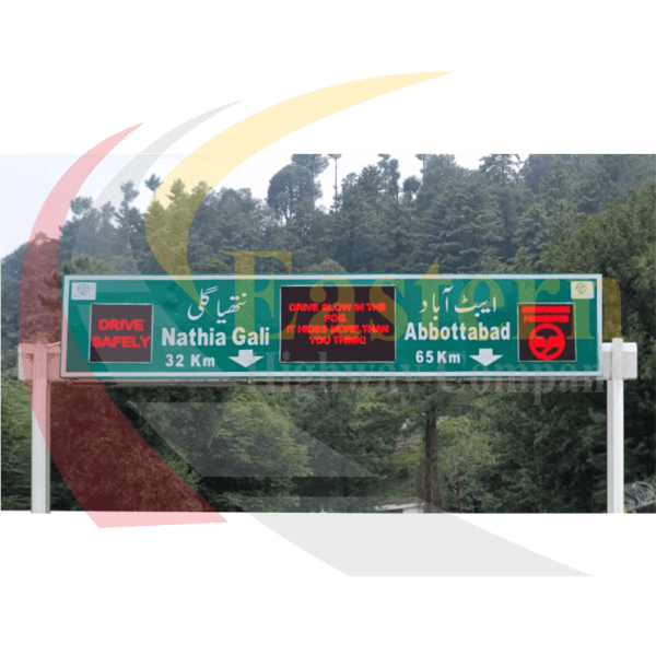 Single Color VMS Gantry Sign