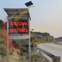 Single Color Solar Powered VMS Sign