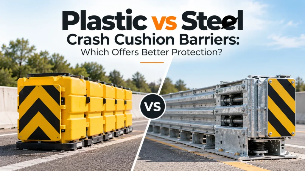 Plastic vs Steel Crash Cushion Barriers: Which Offers Better Protection?